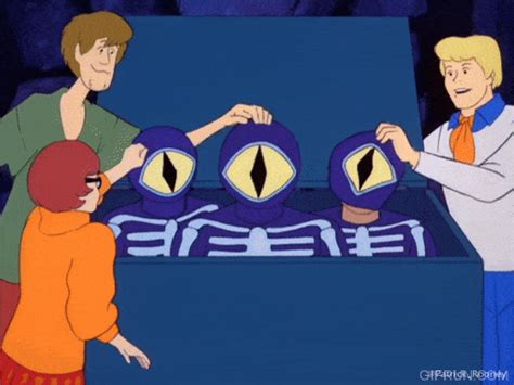 scooby doo halloween gif|scooby doo villain reveal gif.